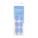 Impress Color Nails Short 015 Baby Why So Blue