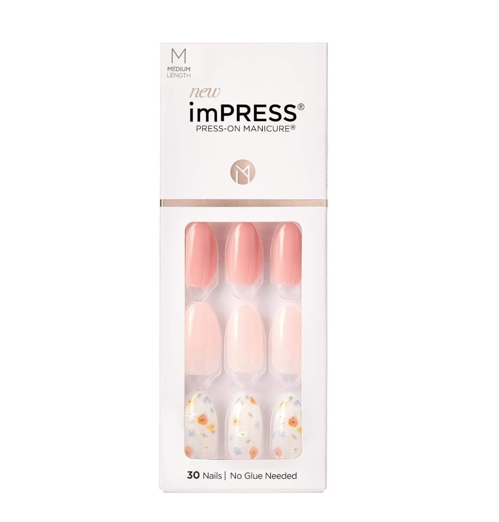 Impress Gel Medium Nails On Fine Day