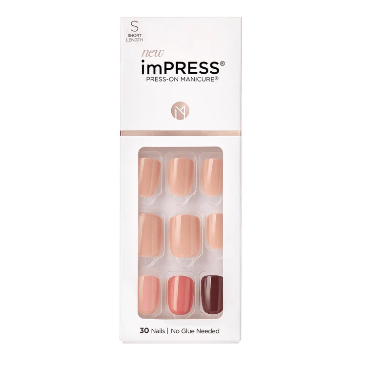 Impress Gel Short Nails Before Sunset