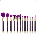 Jessup Colorful Brushes Set 15 PCS T114 Purple