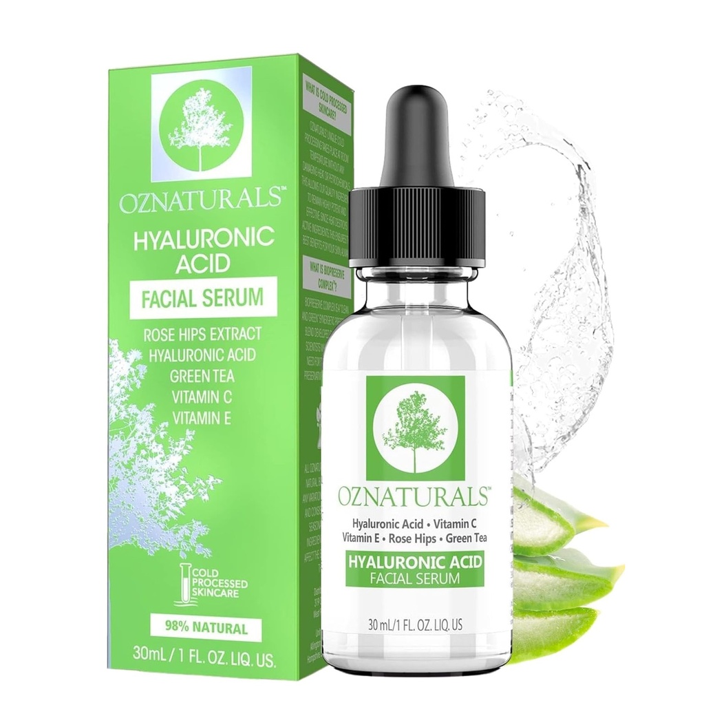 OZ Naturals Hyaluronic Acid Facial Serum 30 Ml