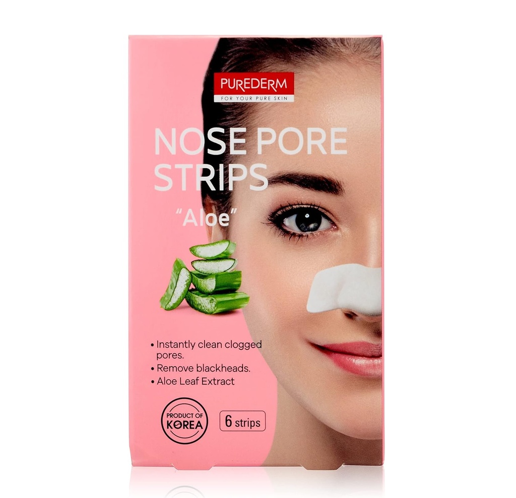 Pure Derm Nose Pore Strips Aloe