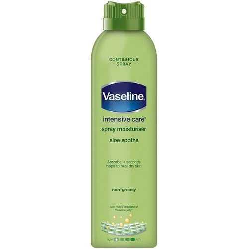 Vaseline Intensive Care Spray Moisturizer Aloe Soothe 190 Ml