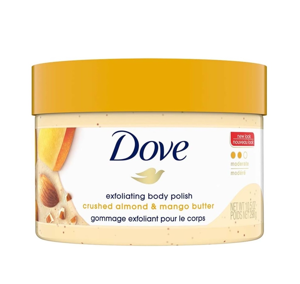 Dove Exfoliating Body Polish Crushed Almond & Mango Butter 289g