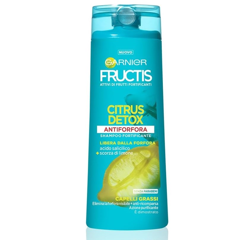 Garnier Fructis Citrus Detox Anti Dandruff Shampoo 250 Ml