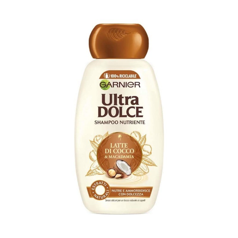 Garnier Ultra Dolce Nurient Shampoo Coconut Milk & Macadmia 250 Ml