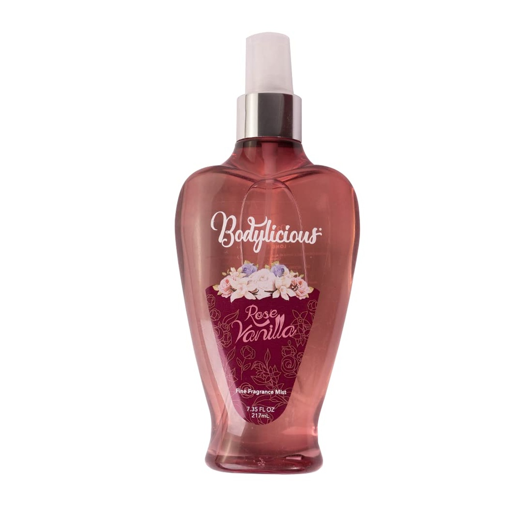 Bodylicious Rose Vanilla Fine Fragrance Mist 217 Ml