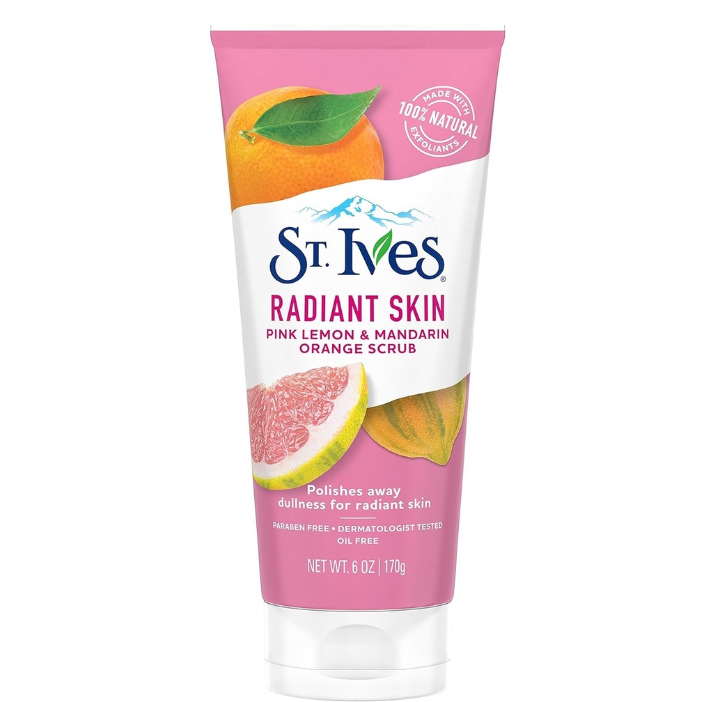 ST.Ives Radiant Skin Pink Lemon & Mandrin Scrub 170 g