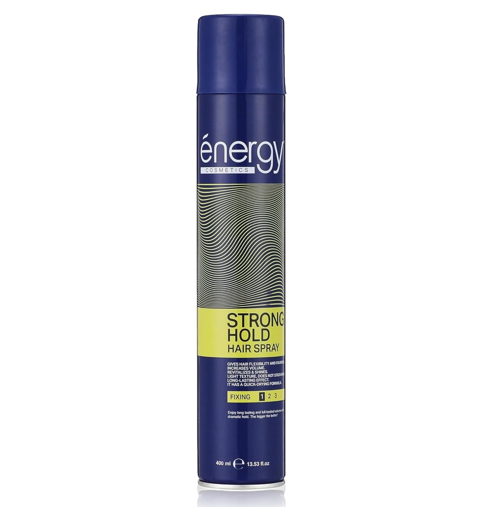 Energy Strong Hold Hair Spray Fixing No.1 400 Ml