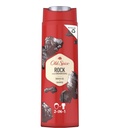 Old Spice Rock With Charcoal Shower Gel & Shampoo 400 Ml