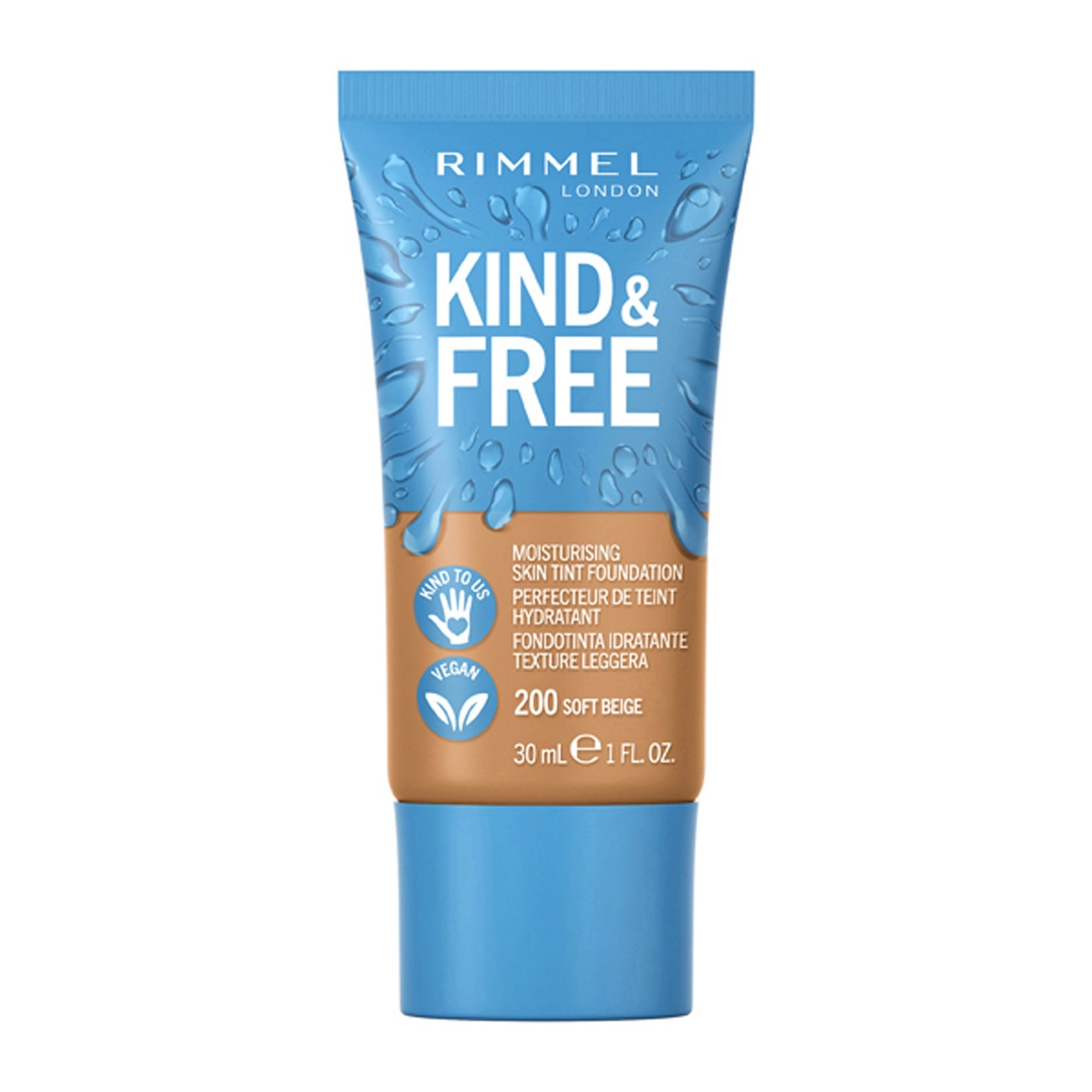 Rimmel Kind & Free Moisturising Skin Tint Foundation No.200