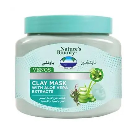 Nature's Bounty Clay Mask With Aloe Vera Extracts 600 Ml