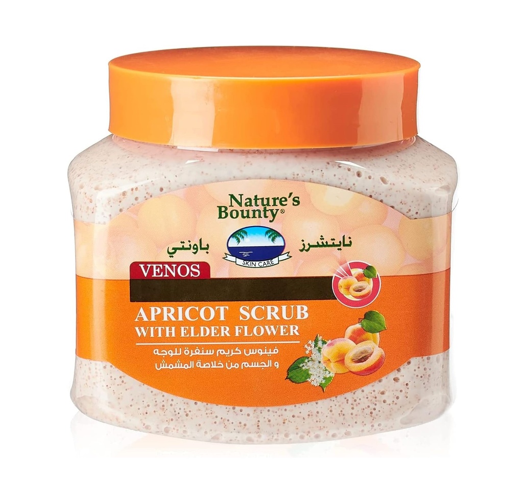 Nature's Bounty Apricot Scrub With Elder Flower 600 Ml