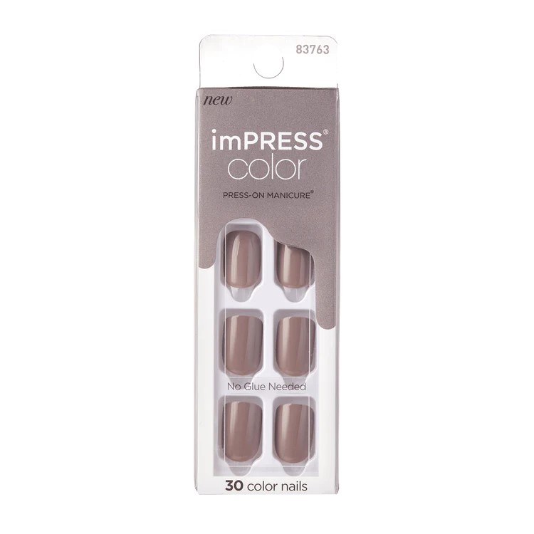 Impress Color Nails Short 024 Taupe Prize
