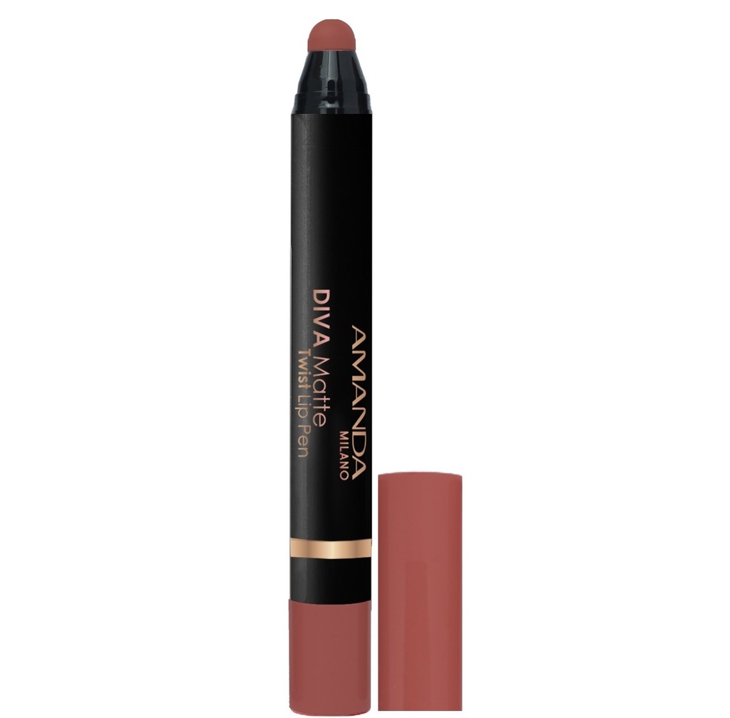 Amanda Diva Matte Twist Lip Pen No.02