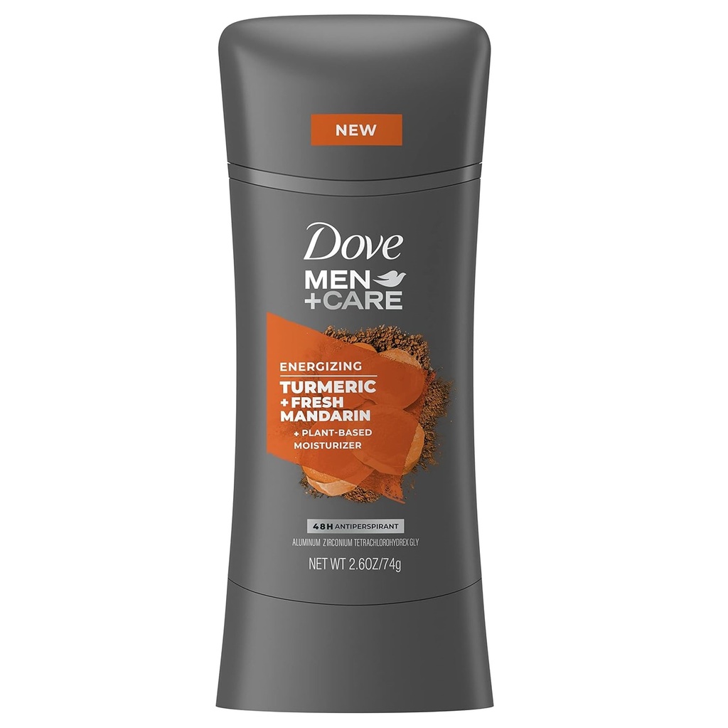 Dove Men Care Energizing Turmeric & Fresh Mandarin Anti Perspirant Stick 74 g