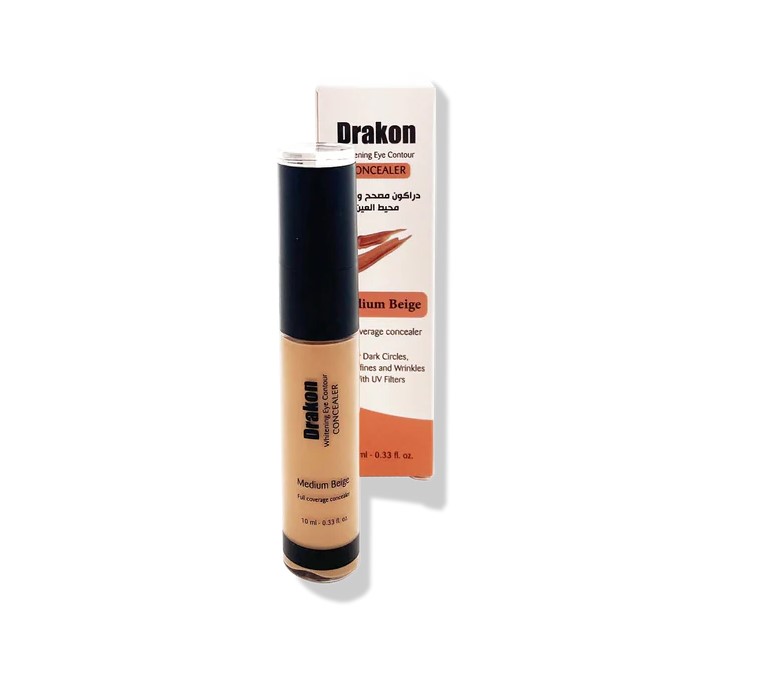 Drakon Whitening Eye Cream Concealer Medium Beige 10 Ml