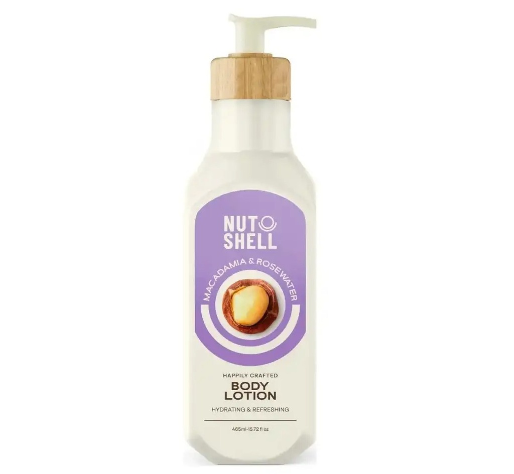 Nut Shell Macadamia & Rose Water Body Lotion 465 Ml