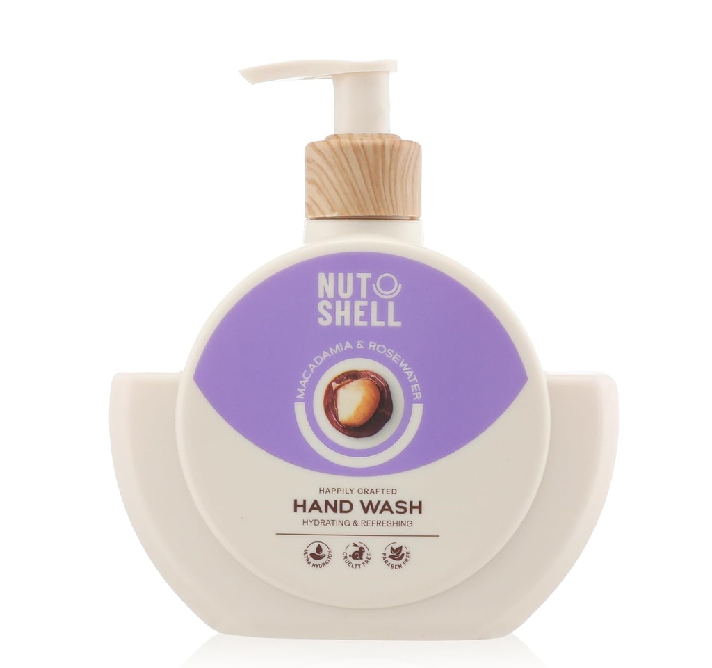 Nut Shell Macadamia & Rose Water Hand Wash 375 Ml