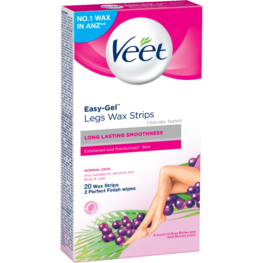 Veet Easy Gel Legs & Body Normal Skin Wax Strips