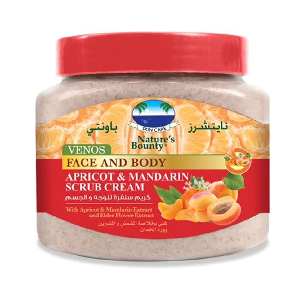 Nature's Bounty Apricot & Mandarin Scrub With Elder Flower 300 Ml