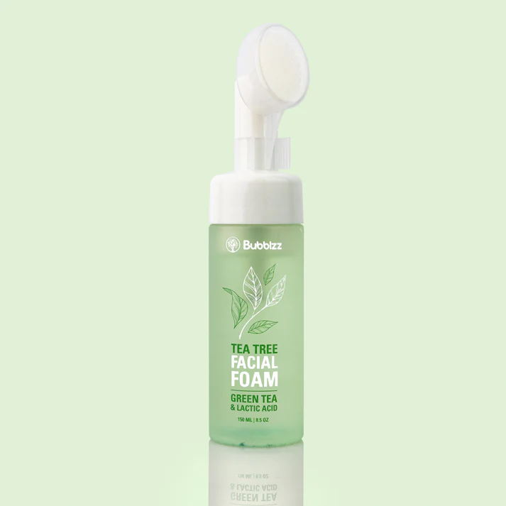 Bubblzz Tea Tree Facial Foam Lactic Acid & D-Panthenol 150 Ml