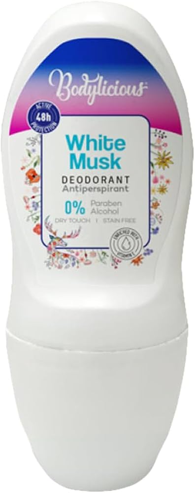 Bodylicious White Musk Deodorant Antiperspirant 50ml