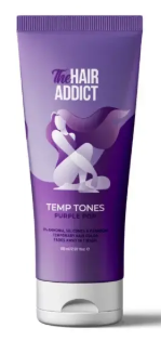 The Hair Addict Temp Tones purple pop 88ml