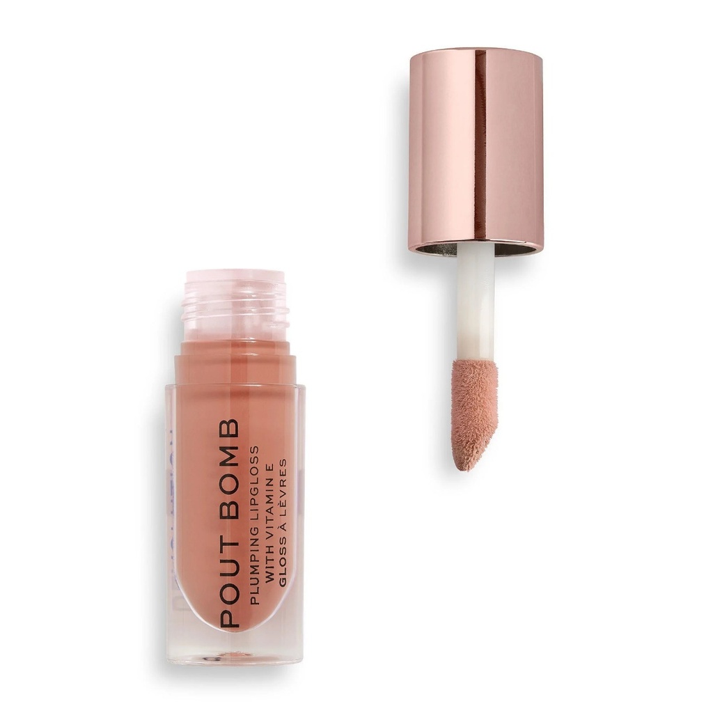 Revolution Pout Bomb Plumping Lipgloss Candy Pink 4.6ml