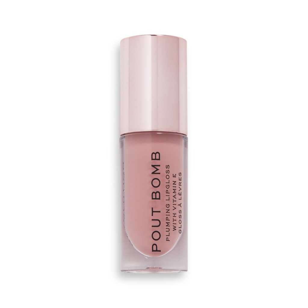 Revolution Pout Bomb Plumping Lipgloss Glaze Clear 4.6ml