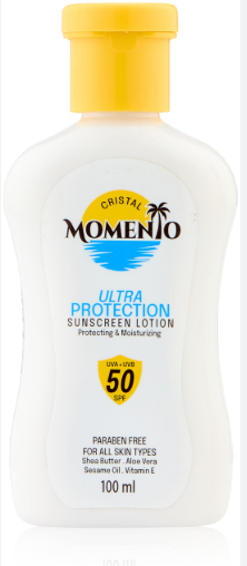 Momento Ultra Protection Sun Sscreen Lotion UVA+UVB 50 SPF 100ML