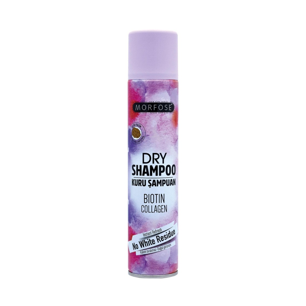 Morfose Dry Shampoo Biotin Collagen for Extra volumizing 200ml