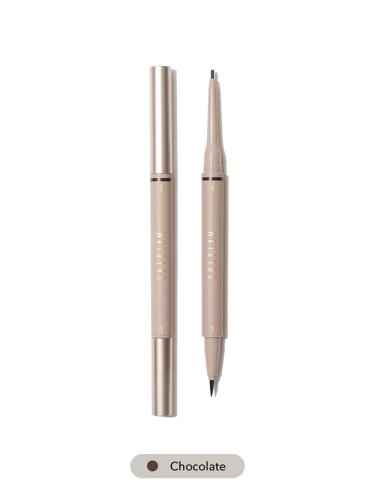 SHEGLAM Brows on demand 2in1 Brow Pencil Chocolate 