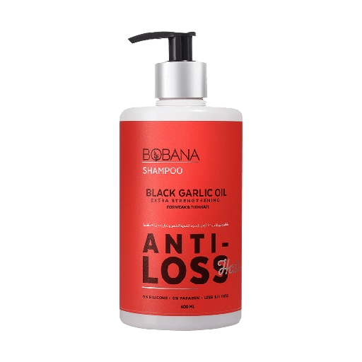 Bobana Anti Loss Shampoo Black Garlic Oil For Weak & Thin Hair 400 Ml