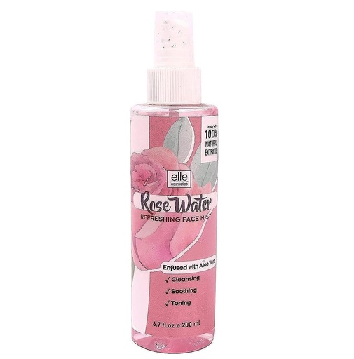 Elle Cosmetics Rose Water Refreshing Face Toner 200 ml