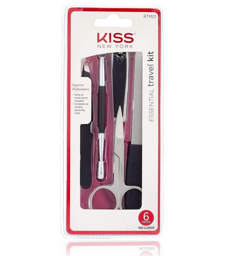 Kiss Essential Travel Nails Kit 6 Pieces