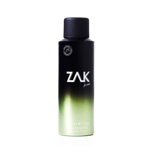 ZAK For Men Unlimited Eau De Toilette Long Lasting 175 Ml