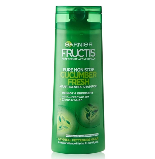 Garnier Fructis Pure Non-Stop Cucumber Fresh Shampoo 250 Ml