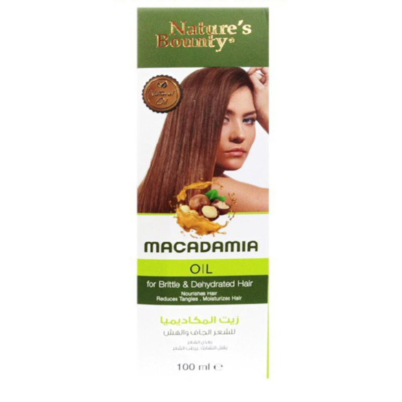 Nature's Bounty Macadamia Oil For Brittle & Dehydrated Hair 100 Ml