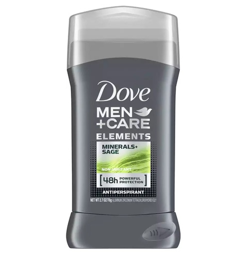 Dove Men Care Minerals Sage 48h Powerful Protection Anti-Perspirant Stick 76g