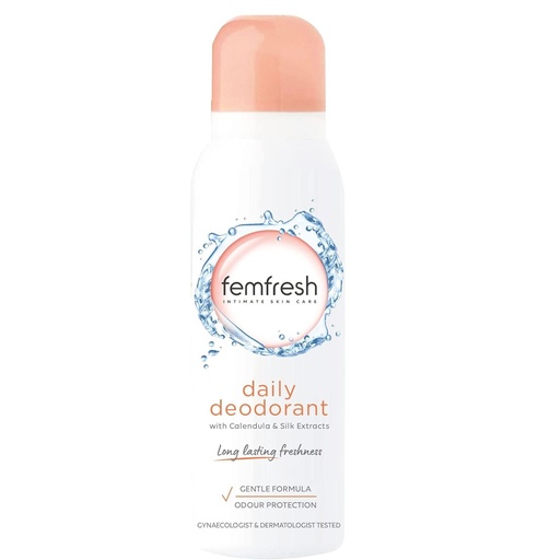 Fem Fresh Daily Deodorant Long Lasting Gentle Formula 125 Ml