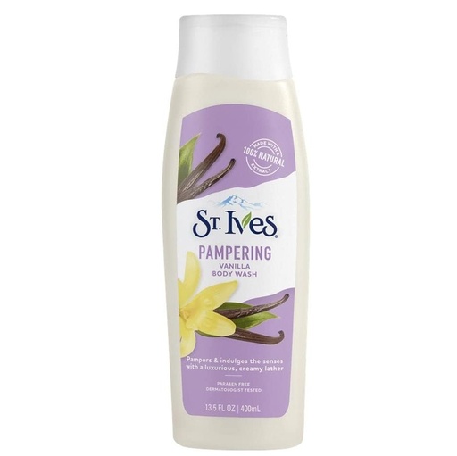 ST.Ives Pampering Vanilla Body Wash 400 Ml