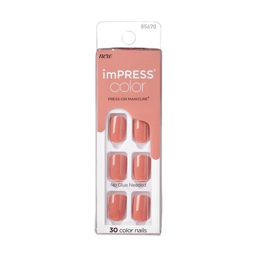 Impress Color Nails Short 027 Caramel