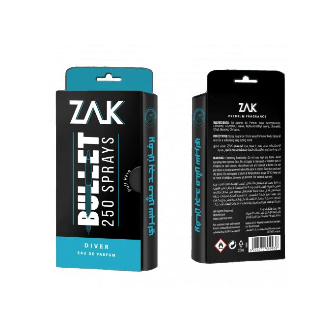 ZAK Bullet Diver Eau De Parfum 25 Ml