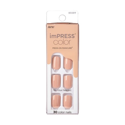 Impress Color Nails Short 026 Latte