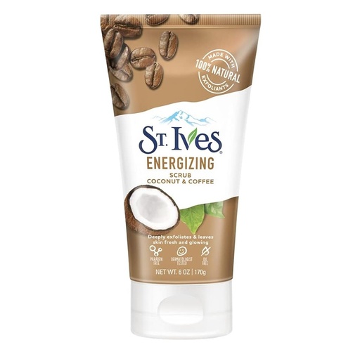 ST.Ives Energizing Coconut & Coffee Scrub 170 g