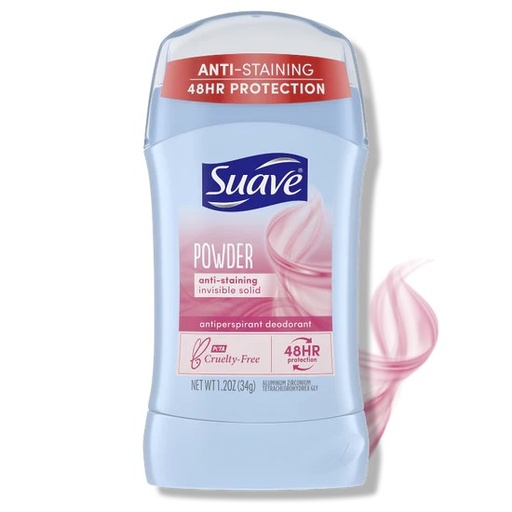 Suave Powder Invisible Solid 48h Protection Deodorant 34g