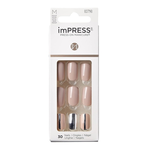 Impress Gel Medium Nails Cloudy