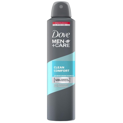 Dove Men Care Clean Comfort 48h Anti-Perspirant Spray 250 Ml