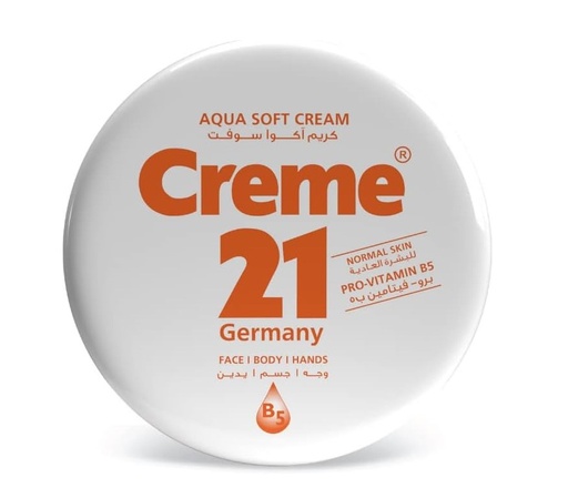 Creme 21 Germany Aqua Soft Cream For Normal Skin 250 Ml